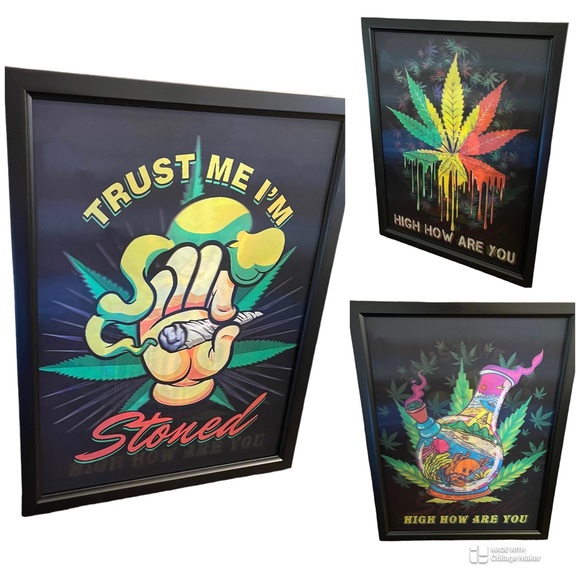 📦 New 420 Framed 3D Lenticular Poster / Picture - Picture 1 of 6